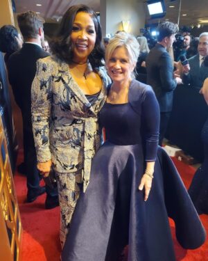 Kym Whitley Instagram - Had a fantastic time at the Emmy’s with @thebaytheseries !! Saw my bestie @sherrieshepherd and so many of my good friends!! Thank you for having me present @televisionacad see yall next year !! 🫶🏽✨
Thank you to the best glam squad @deedee_kelly @flutterdesigns @angiehairstyles