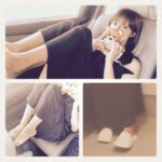 Kyoko Fukada Instagram - パッキング終わって別便に荷物を積みゆっくりしてからさぁ出発😆とお部屋を出ようとしたら...靴も全部トランクにいれてしまっていて空港までスリッパですごくすごく恥ずかしかった日😓 #この失敗は初めて #自分でもびっくり😳 #kyokofukada