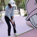 Kyoko Hasegawa Instagram - I'm at work, but I'm serious about it ⛳️ @jimmychoo