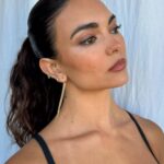 Kyra Santoro Instagram – Hair, makeup & fit for the new @thestrangersfilm premier 🤍✨