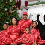 LaToya Forever Instagram - Wishing you all a Merry Christmas! 🎄 Was Santa good to you? 💭 He was good to me because @slicktwothree is driving us 17 hours to spend the Holidays with my family. It's quite a journey, considering I'm 37 weeks pregnant but it truly reflects the love we share. Plus, he's not keen on the idea of having a baby in the sky! 🤣🤣🤣 May the spirit of love and togetherness fill your hearts this Christmas and throughout the year. Sending warm wishes and lots of #FamilyLove your way!
