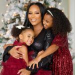 LaToya Forever Instagram - Y'all, our family holiday photos are in 📸💃🏽. Our family holiday photoshoot was an extra special moment this year, with the anticipation of our baby boy's arrival filling our hearts with happiness. The theme of burgundy and black added a touch of elegance and warmth, and I absolutely loved how everything turned out. These photos are more than just snapshots; they're a testament to the love and excitement we feel as our family grows 📸🎄♥️. From my family to yours, Happy Holidays ✨🎄 Photos by: @dream_lensphotography Me & kids Styled by: @shanay.baldwin Makeup by: @thisgirl_kayla Hair by: @burch_aesthetics #familyphotography #familyshoot #holidayshoot #christmas2023