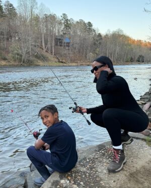 LaToya Forever Instagram - Celebrating my son’s 8th birthday with a memorable weekend of fishing adventures! 🎣! Happy 8th Birthday my baby 💙