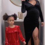 LaToya Forever Instagram - I ordered a bunch of last-minute Holiday dresses from Amazon💃🏽💃🏽💃🏽 Now, which dress should I wear if this baby still not here? I seriously can’t decide! #amazonfashion #holidaydresses #bumpstyle #bumpfashion