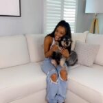 LaToya Tonodeo Instagram - Movie & game nights on deck 🍿😝 @lovesac for the WIN! 🏆 These Sactionals are easy to maintain, comfy, stylish, and rearrangeable for any occasion!! @lovesac #Lovesac #LovesacStealthTech #partner