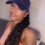 LaToya Tonodeo Instagram – Dad hat me please! 💙😜🤏🏾