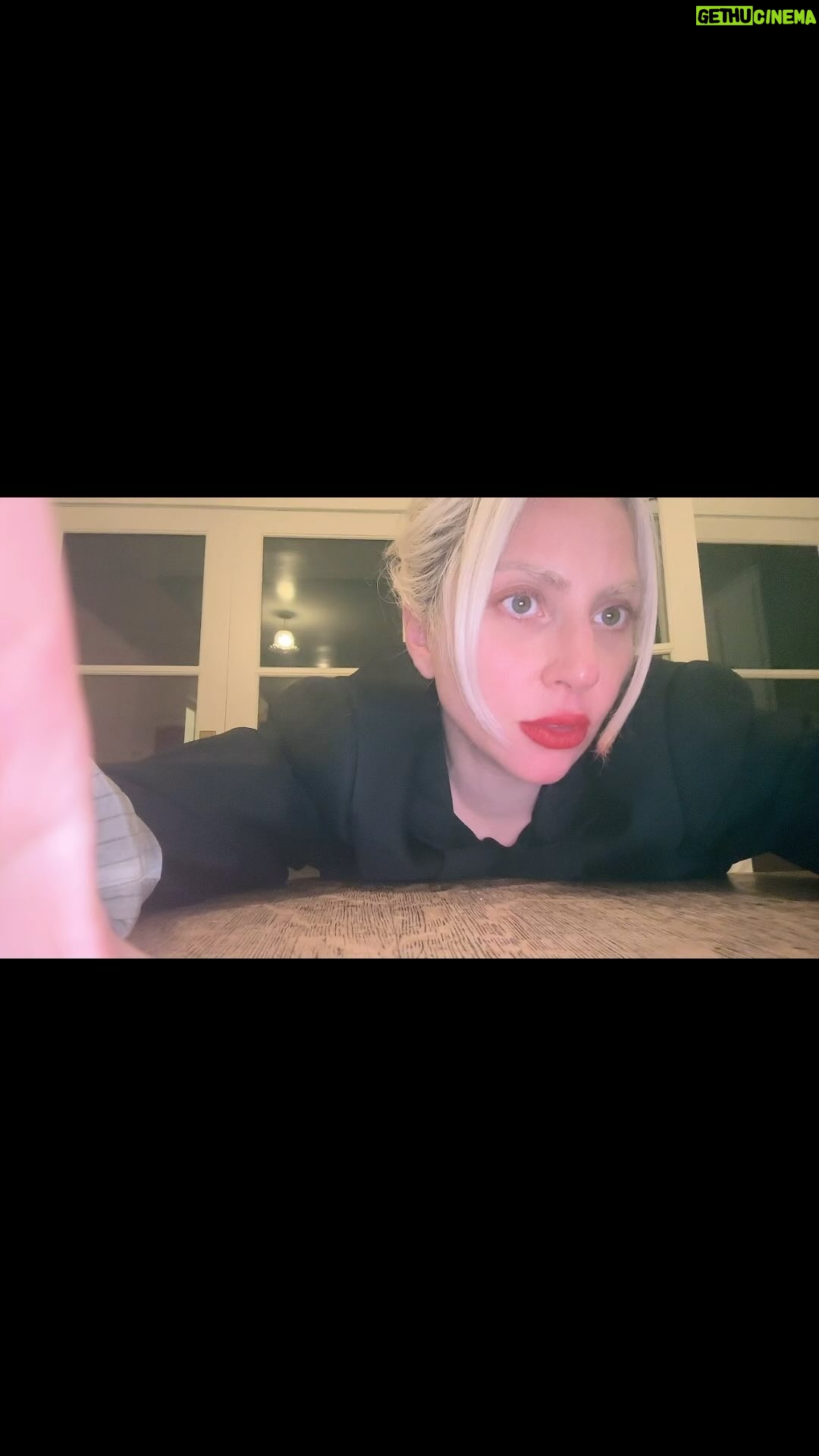 Lady Gaga Instagram - 🖤🎼💋music is not work I’m so lucky