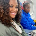 Laila Ali Instagram - My daughter was tired of me taking family trip selfies… and this was just the first pic!🤣Caption her look?