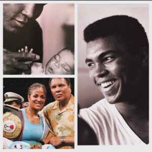 Laila Ali Instagram - 🎂Happy Heavenly Bday to my DAD, the one and only, original G.O.A.T. ❤️🥊🤴🏽