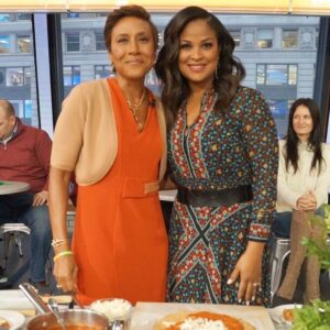 Laila Ali Instagram - #ThrowbackThursday…➡️Cookin’ on TV! Some of the shows…Rachel Ray, Home & Family, The Chew, GMA, Steve Harvey Show and Chopped, which I won 2X🏆)