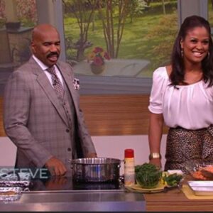 Laila Ali Instagram - #ThrowbackThursday…➡️Cookin’ on TV! Some of the shows…Rachel Ray, Home & Family, The Chew, GMA, Steve Harvey Show and Chopped, which I won 2X🏆)