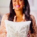 Laila Ali Instagram - 🦋I LOVE this throw pillow! It’s available now with my Home Decor Collection exclusively available at @AtHomeStores. Visit online or in store! #AtHomePartner #AtHomeXLailaAli