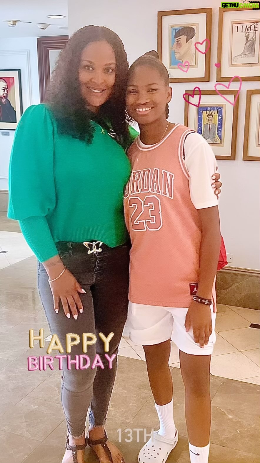 Laila Ali - 3 Likes - Happy 13th Bday to my honey girl Sydney! She’s the number one person that I am a role model for!💕💕💕
#HamiltonPrinces @princessbermuda