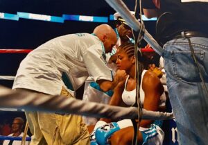 Laila Ali Instagram - #ThrowbackThursday Me and Paddy @fitzpatricks_boxing …My Irish brotha who was one of the most valuable members of my training team when I was a fighting. Taught me so much and had me in elite shape, body and mind. I have to get to England to visit soon so his Jamaican wife Kerri can hook me up with a plate!❤️🥊