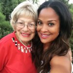 Laila Ali Instagram - Sending positive vibes and love to my Granny. Today is her 93rd Bday! We took this photo about 4 years ago. ❤️