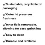 Laila Ali Instagram - 🎉Exciting News! I redesigned my Spice Blend packaging to be more durable and functional. Check out my beautiful NEW sustainable tin containers. 🎉Use Code: NewLook10 for 10% off…Valid until Nov 6th!