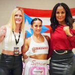Laila Ali Instagram - 🥊Congrats to @serranosisters on her championship win last Friday. She fought 12, 3 minute rounds against @daniboxe! Both of these ladies gave it all they had. @Hollyholm and I were proud to see you represent our sport so well ladies!