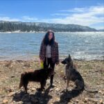 Lana Parrilla Instagram - This is what letting go looks like! Resting and taking in the natural beauty of of Big Bear with my babies. We had the most perfect weekend together. So much fun and so needed 🙏🏽❤️ #heartfull #puppylove #myangels #bigbear #lake #california #vacation #weekendgetaway #potd
