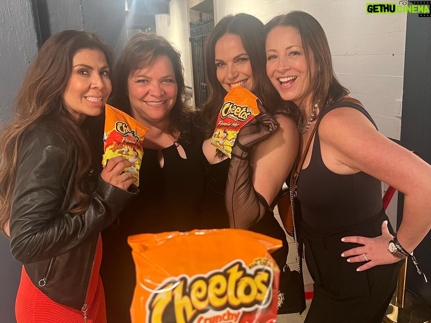 Lana Parrilla Instagram - What a night! 💃🏽🔥❤️🔥💃🏽 #FLAMINGHOT premier! A huge congratulations to my sister from another mister @evalongoria So many words!!! OMGoodness!! Let’s just say…no one brings a community together like you, Eva! My love and respect for you is bountiful!! I’m so honoured to not only call you a sister but also a woman I love, admire and look up to! Thank you for being a trailblazer in our community! Thank you for bringing me in and for surrounding me with women / people that feel like home and family!! AND thank you for this incredibly special film! I’m so proud of you … that may sound cheesy but it’s honest and heartfelt! The joy, love, support and laughter you bring to all of us with your leadership is full of grace, heart, soul, purity and a shit ton of flavour and ALL of this is in your movie!!! You are the real deal woman! I love you with all that I am! Thank you thank you thank you for seeing me and for always having my back! I love love love you, Mamita! AND to everyone else… WATCH THIS FILM!!! It’s so beautiful and has all the feels! #flaminghotmovie #diseyplus #hulu #latino #culture #familia #community #support #film #diversity #flaminghotcheetos