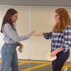 Lana Parrilla Instagram - When your sis @bexmader presents a #tiktok challenge you absolutely can’t refuse! 👋 🤭 #tortillachallenge #slapchallenge #sisterslap #ouat #video #instagram #love #instagood #like #viral #tiktok #follow #funny #funnyvideos #humor #videography #trending #videooftheday #likeforlikes #v #status #film #videostar #instavideo #videoedits #laugh