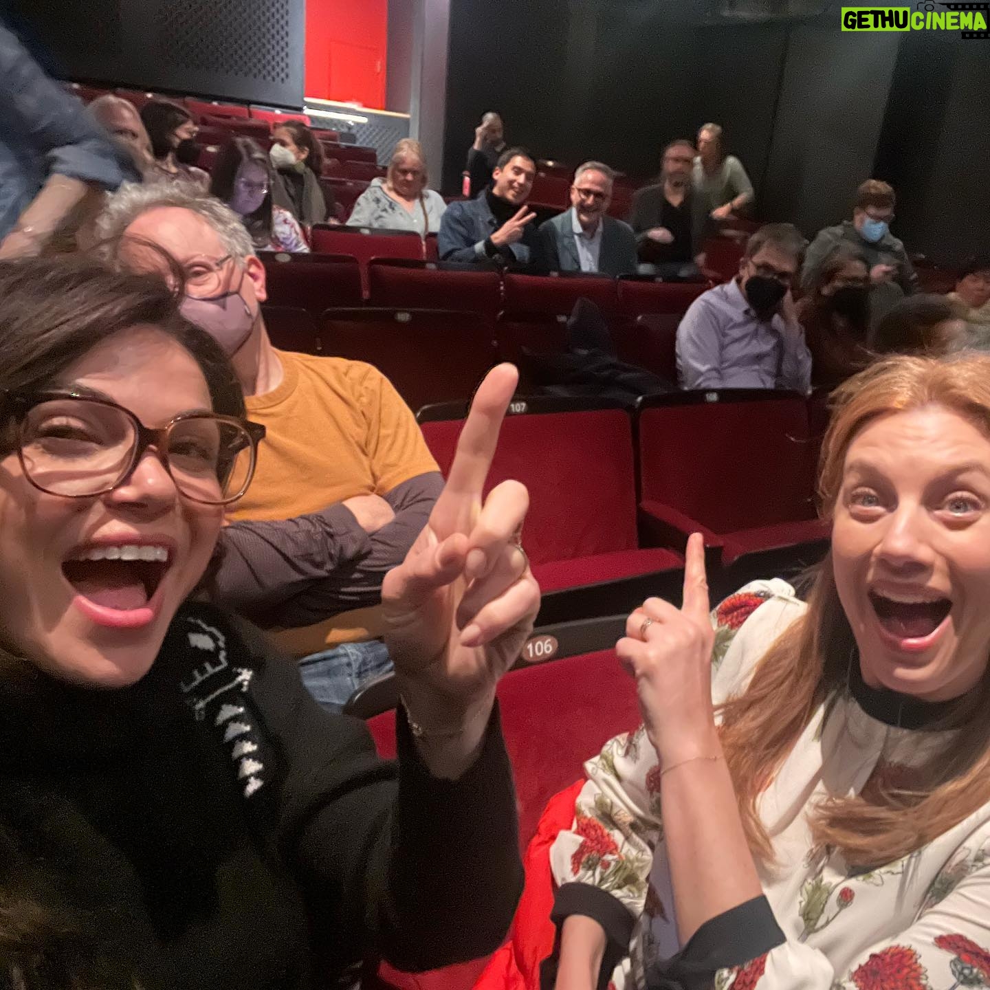 Lana Parrilla Instagram - Supporting our girl @realveronicafalcon in her Off-Broadway production #ArdenOfFaversham on #NationalTheatreDay with these awesome people!!! 🎭❤️ #whywomenkill #crew #friends #theatre #newyork #offbroadway #goodtimes #goodpeople 💫 #nofilter