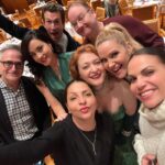 Lana Parrilla Instagram - Never a dull moment with this group! Happy Holidays everyone!! ❤️ #potd #happyholidays #whywomenkill