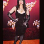 Lana Parrilla Instagram - 🔥 #FlamingHotMovie Premier 🔥 Stylist: @marjanmalakpour 💋 Hair: @christianmarc 💋 Makeup: @adambreuchaud 💋 Dress/shoes/bag/gloves/necklaces: @dolcegabbana Jewelry: @steferejewelry & @dena_kemp #fashion #dolceandgabbana #jewlery #italiangirl #latina #fridaynight