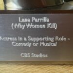 Lana Parrilla Instagram – It’s an honour to welcome this beauty into my home! Thank you @allwomeninmedia & #thegracies for this recognition! I love her!!! ❤️🏆🙏🏽 #bestsupportingactress #comedy #whywomenkill #potd