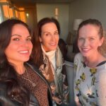 Lana Parrilla Instagram - Many adventures with @juliecaitlinbrown & @bexmader ❤️❤️ #worldtraveler #conventionlife #womensupportingwomen #friendship #mygirls #sunset #bruxelles #potd