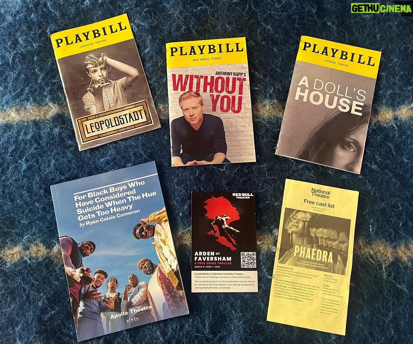 Lana Parrilla Instagram - Theatre Fever π #theatre #broadway #offbroadway #westend #goseelivetheatre #theatrical #musical #nightout #holiday #culture β #forblackboyswhohaveconsideredsuicidewhenthehuegetstooheavy #leopoldstadt #withoutyou #adollshouse #ardenoffaversham #phaedra