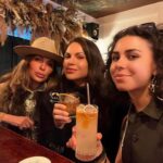 Lana Parrilla Instagram – London with my girls 🖤🖤 

Repost from @goli.samii 
@soma.r.j