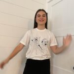Landry Bender Instagram - I am SO honored to join @citizensofhumanity in supporting @girlsincla, whose interactive programming provides girls from under-resourced communities with the tools and support to be STRONG, SMART & BOLD ❤️‍🔥 They have joined forces with a collective of female creatives to design limited edition t-shirts with original artwork in hopes to visually inspire others to empower the next generation of women. I am proudly wearing my tee designed by the incredibly talented Carly Kuhn of @TheCartorialist.   The tees are available exclusively on citizensofhumanity.com with 100% of the retail price of every tee sold from the collection donated towards @girlsincla!!!