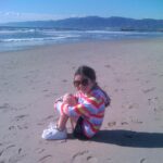 Landry Bender Instagram - When I first moved to LA I was homeschooled and my parents called going to the beach “PE”