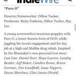 Landry Bender Instagram - AHHH Pure O got into @sxsw!!! This film depicts mental health and addiction in such an authentic and honest way and I’m so grateful to be a part of it ❤️‍🩹 see you in march :) #SXSW2023