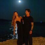 Larissa Gacemer Instagram – Nasıl güzel bir gece seninle ❤️ @gacemerburak #fullmoon #love