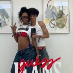 Larray Instagram - girl i guess we goin swimming @guessjeans