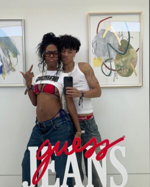 Larri Merritt Instagram - girl i guess we goin swimming @guessjeans