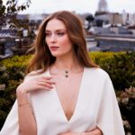 Larsen Thompson Instagram - Thank you @pomellato and Mr. Boris for a wonderful time in Paris in celebration of the new #PomPomDotCollection ✨ This new joyful range of jewels revels in a historical significance of a reinterpreted iconic 1974 necklace. #PomPomDot features two gemstones in one for you to choose a side per its color or your mood… I love the significance of these pieces and I’m so proud to take part in this launch!!!