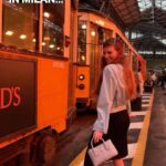 Larsen Thompson Instagram - Ciao Milano🤍 so lovely to be here for @tods #TodsFW24 - Congratulations @mt_matteotamburini on an incredible first collection!!! #Tods #ad