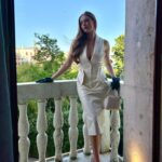 Larsen Thompson Instagram - The most magical time in Venice with @tods and my first time @labiennale, thank you so much for having me🛶✨❤️ #Tods #TodsVenezia #ad