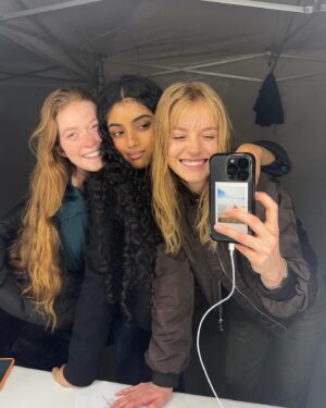 Larsen Thompson Instagram - stick together. #sundaysfromset

#TarotMovie is exclusively in theaters this May.