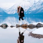 Larsen Thompson Instagram - To be the center of your own universe is quite an unbearable burden. A crippling amount of pressure. A weight no human was meant to carry. It is precisely for this reason why we flee to the mountains or the fields or the seas for solace. We find comfort in places that make us feel small. Nature absorbs the heavy magnitudes we were never meant to carry ourselves and disperses them back through the trees, through the sky, through the rivers of this shared earth — back into the arms of God. ~Olivia Cameron @livswords Captured at Glacier by @jordanlefler