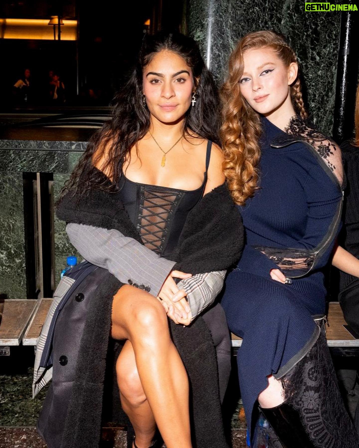 Larsen Thompson Instagram - NYFW @monsemaison show🖤 Congratulations to these two incredibly, talented people @tokibunbun @fernandogarciam1205!!!! 📸: @_younjungkim_ @martsromero