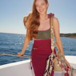 Larsen Thompson Instagram - out at sea with @longchamp in St Tropez, am i dreaming?⛵️❤️ #LongchampStTropez #LongchampSS24 #ad