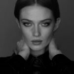 Larsen Thompson Instagram - frecks in b&w @manfredbaumann🖤 makeup: @nellybaumann