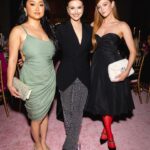 Larsen Thompson Instagram - about last night - in a room full of inspiring women led by @rogervivier @gherardofelloni alongside @laurabrown99 @kiernanshipka🤍 thank you for having me! pc: @marcmpatrick @bfa