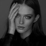 Larsen Thompson Instagram - frecks in b&w @manfredbaumann🖤 makeup: @nellybaumann