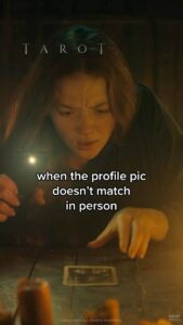 Larsen Thompson Instagram - a horrifying fate. #TarotMovie is exclusively in theaters this May.