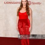 Larsen Thompson Instagram - @thehungergames the Ballad of Songbirds & Snakes premiere…One of my favorite series of all time! Thank you @peter_dundas for bringing “girl on fire” to life❤️‍🔥 thank you to my glam team @armanibeauty @cedricjolivet and @rachellitahair!!!