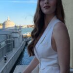 Larsen Thompson Instagram - The most magical time in Venice with @tods and my first time @labiennale, thank you so much for having me🛶✨❤️ #Tods #TodsVenezia #ad